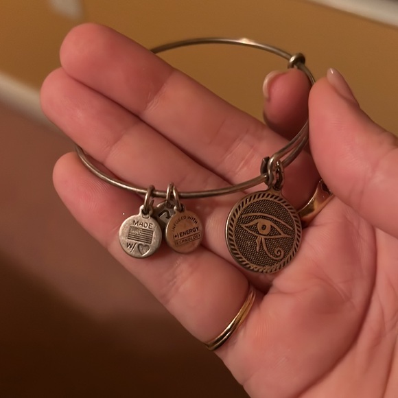 Alex and ani Eye of Horus Silver Bracelet - Picture 3 of 4